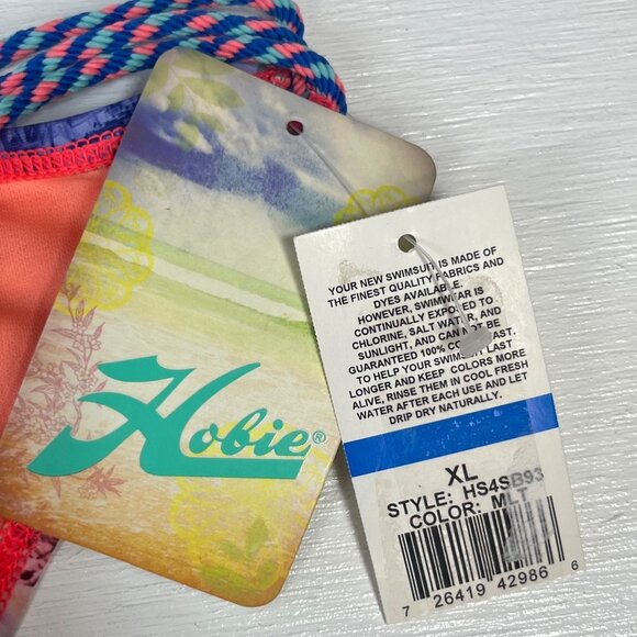 Hobie Bikini Swim Suit Bottoms Womens XL New Multicolor Beach Scene - Picture 7 of 8